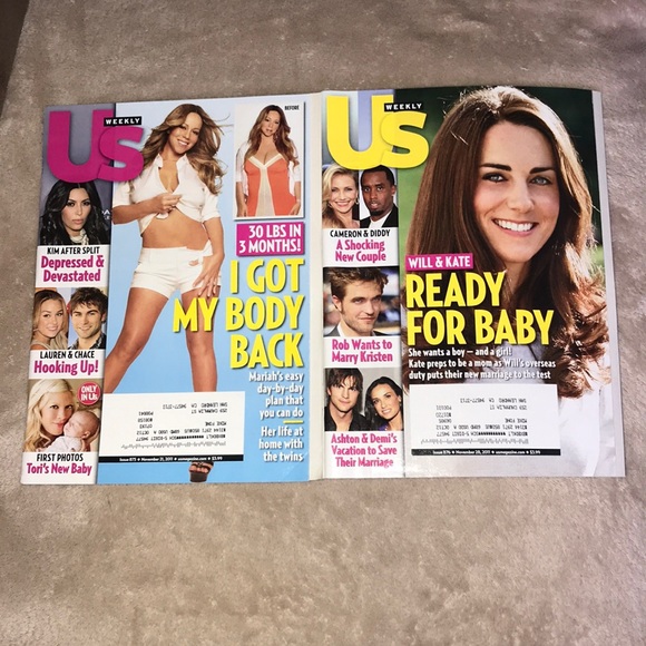 Other - US Weekly Magazines nov 2011 💕 bundle of two Vintage